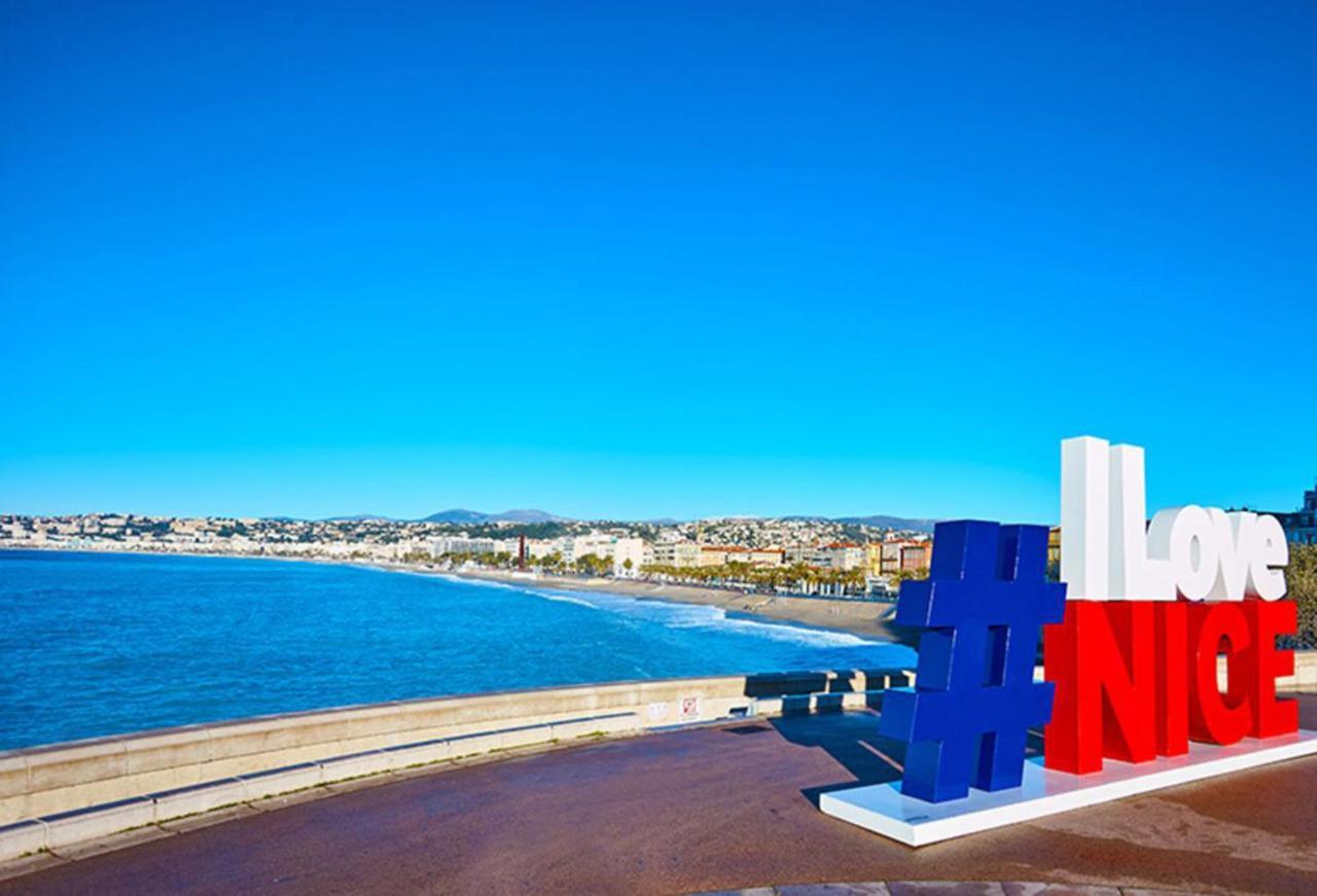 Aparthotel Riviera - Hyper Centre Ville - Studio Superieur Ac Avec Balcon Et Apercu Mer - Balcon Massenet 1 ニース エクステリア 写真